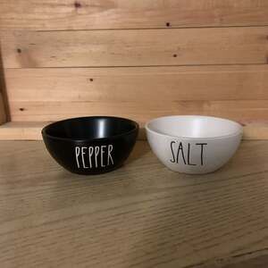Rae Dunn “SALT” & “PEPPER” LL Mini Bowls New